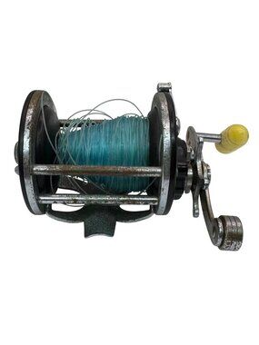 Vintage Penn No 155 Fishing Reel Beachmaster Saltwater Cassting Made In USA 3.5"
